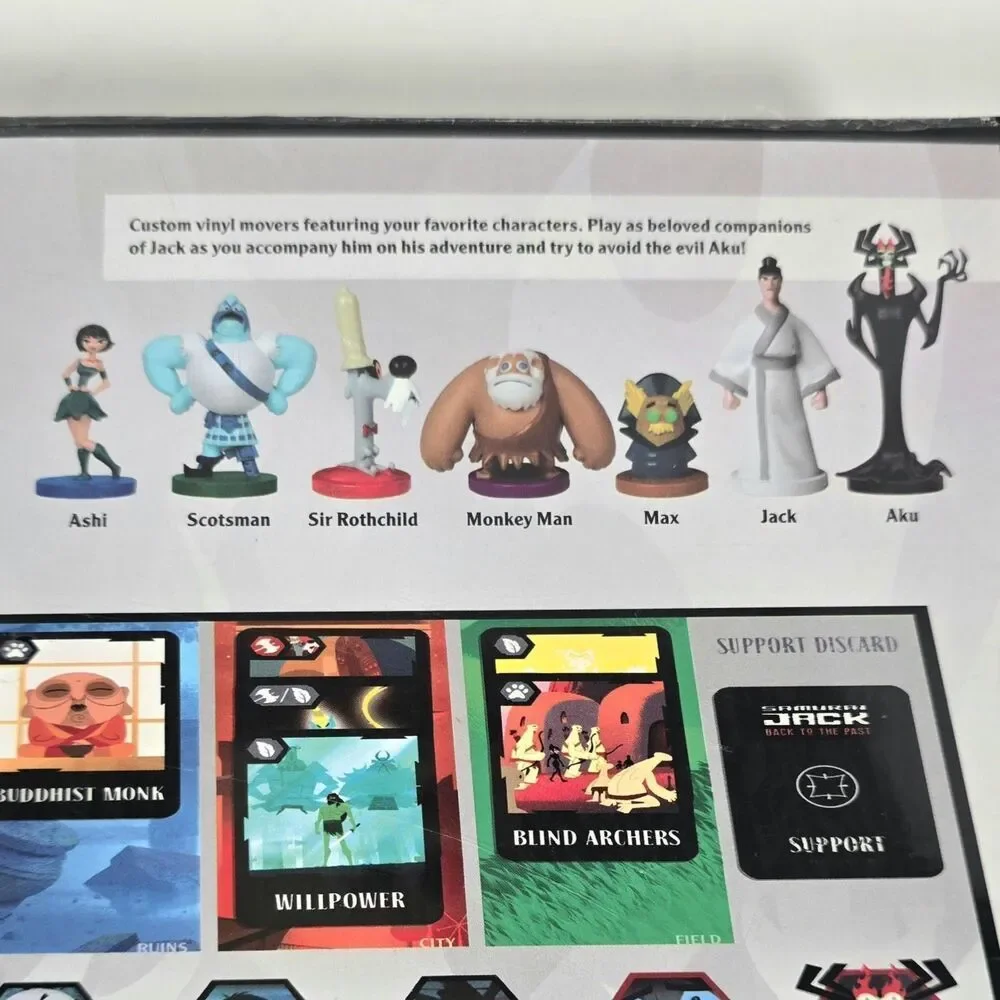 USAopoly Samurai Jack  Back To The Past Board Game Cartoon Network Adult‎ Swim